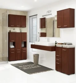 SZAFKA WISZĄCA W 60 cm FIN 2D WENGE