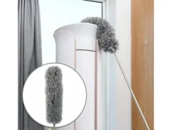 Szczotka teleskopowa miotełka do kurzu długa 3 wymienne końcówki