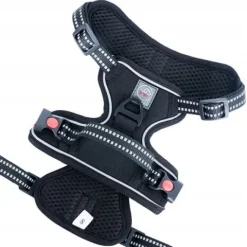 SZELKI BEZUCISKOWE typu GUARD dla psa ELITE L red