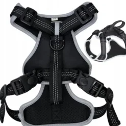 SZELKI dla psa GUARD bezuciskowe TOKYO black S