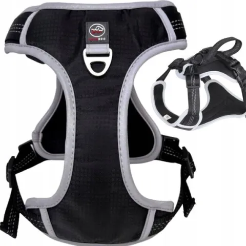 SZELKI dla psa GUARD bezuciskowe TOKYO black S