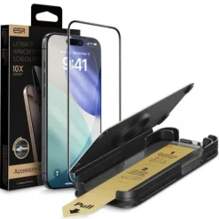 Szkło Hartowane do iPhone 17 Pro ESR Armorite Pro Czarne
