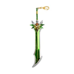 Szmaragdowy miecz | Metal | 22 cm | Brelok | Genshin Impact