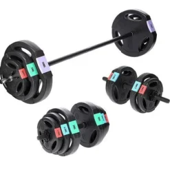 Sztanga i sztangielki SGSP60 Set 2w1 HMS 62 kg