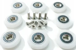 8szt KÓŁKO ROLKI ROLKA DO KABINY PRYSZNICOWEJ 23mm