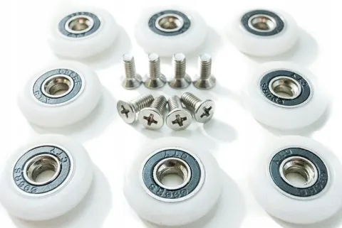8szt KÓŁKO ROLKI ROLKA DO KABINY PRYSZNICOWEJ 23mm