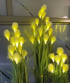 Sztuczna trawa dekoracyjna Premium podświetlana led 120