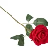 SZTUCZNE KWIATY RÓŻE RÓŻA ZAMSZOWA WELUROWA 46CM