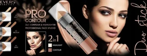 SZTYFT DO KONTUROWANIA TWARZY BRONZER 02 Medium REVERS