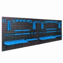 Tablica warsztatowa narzędzia 231,6x78 cm Niebieskie uchwyty