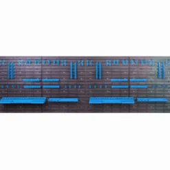 Tablica warsztatowa narzędzia 231,6x78 cm Niebieskie uchwyty