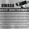 Tabliczka Tablica MONITORING TEREN OBSZAR OBIEKT MONITOROWANY 30x20 cm