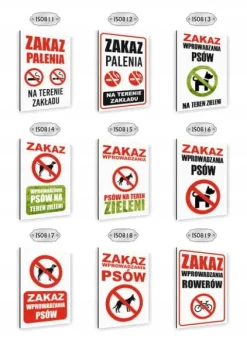 Tabliczka znak informacyjny dibond 40x30 zakaz dokarmiania kotów i gołębi