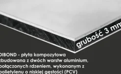 Tabliczka znak informacyjny dibond 40x30 zakaz dokarmiania kotów i gołębi