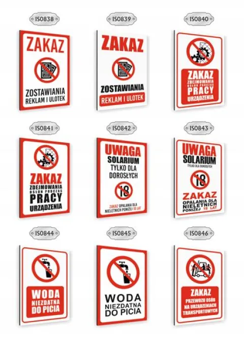 Tabliczka znak informacyjny dibond 40x30 zakaz dokarmiania kotów i gołębi
