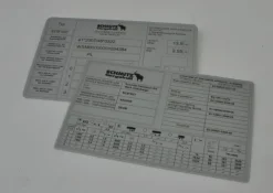 Tabliczka znamionowa, odtworzenie tabliczki SCHMITZ Cargobull srebrna