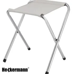 Taboret Składany Heckermann Biały