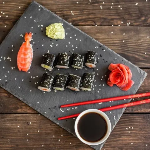 Taca Kamienna Deska Talerz Patera Łupek Przekąsek Deserów Sushi Sera Wędlin