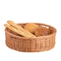 Taca wiklinowa okrągła na pieczywo owoce i warzywa Ø30 H15 cm