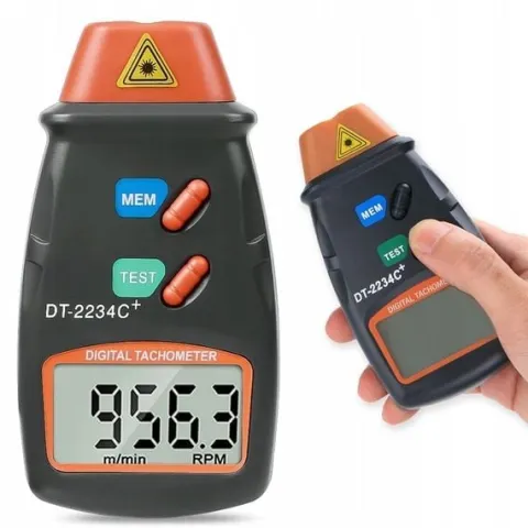 TACHOMETR LASEROWY MIERNIK OBROTÓW OBROTOMIERZ LCD