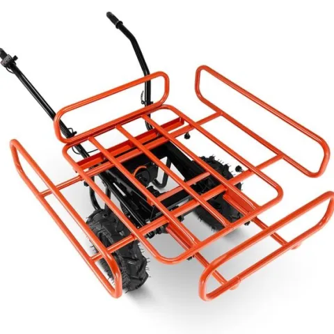 Taczka elektryczna budowlana koleba ogrodowa BAUMR-AG 3w1 120L 260kg 40V