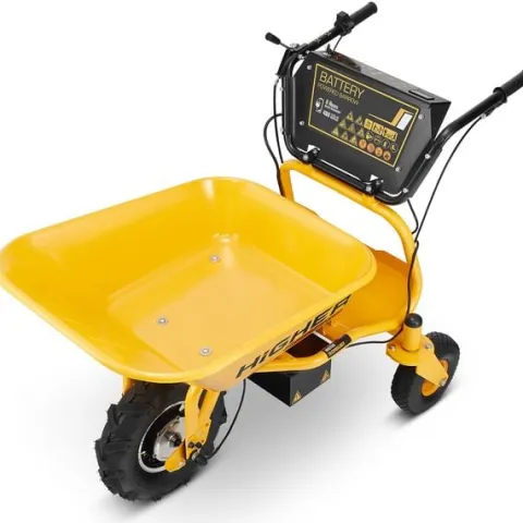 Taczka elektryczna wozidło akumulatorowe HIGHER 500W 150kg 120L 09515