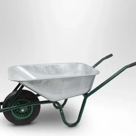 Taczka stalowa budowlana ogrodowa ocynkowana 120L 250 kg