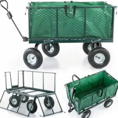 Taczka wózek ogrodowy transportowy przyczepa 450kg