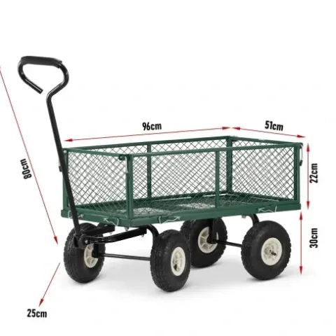 Taczka wózek ogrodowy transportowy przyczepa 450kg