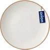 Talerz deserowy ceramiczny beżowy 20 cm