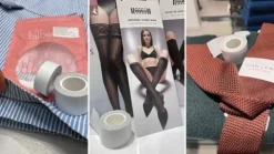 Taśma do ubrań ciała dwustronna silna gruba 3cm