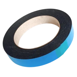 TAŚMA E2122 1mm/19mm/5m PIANKA 2-STR LEPNA, CZARNA, ODPORNA NA UV