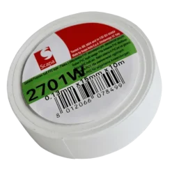 TAŚMA IZOLACJA PCV 2701W 15mm/10m BIAŁA, KLEJ AKRYLOWY, SCAPA