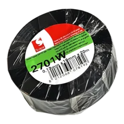 TAŚMA IZOLACJA PCV 2701W 19mm/20m CZARNA, KLEJ AKRYLOWY, SCAPA