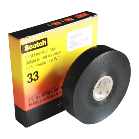 TAŚMA IZOLACJA SCOTCH 33 19mm/33m CZARNA