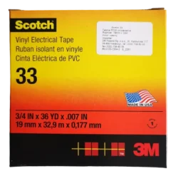 TAŚMA IZOLACJA SCOTCH 33 19mm/33m CZARNA
