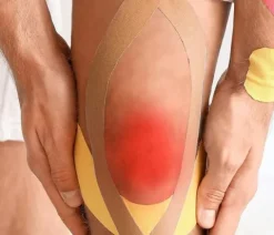 Taśma Kinezjologiczna Sportowa Wodoodporna Cielista 5m x 5cm Tejp na Stawy