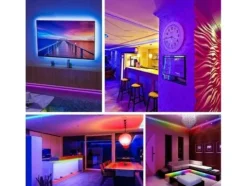Taśma led rgb 5m + pilot zasilacz wodoodporna ip67
