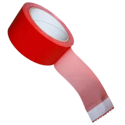 TAŚMA 1222 50mm/66m CZERWONA, KAUCZUK, SCAPA