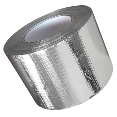 TAŚMA S3508 100mm/45m ALUMINIOWA 0,018mm ZBROJONA WŁÓKNEM SZKLANYM 5x5mm