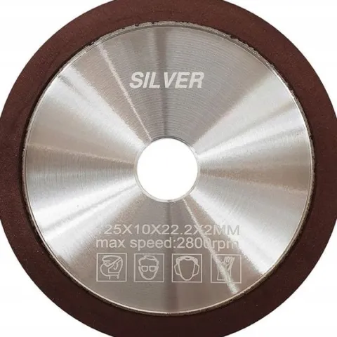 Tarcza do ostrzenia TCT 125mm 22,2mm diamentowa Silver