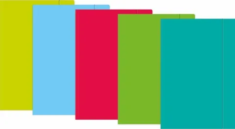 TECZKA Z GUMKĄ A3 FLUO MIX KOLOR 6565 A"10