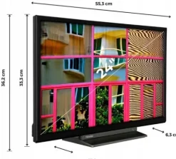 Telewizor SMART TV 24" TOSHIBA 24WL3C63DA DVB-T2/S2 Bluetooth WiFi