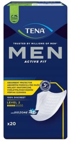 TENA MEN LEVEL 2 MEDIUM wkłady anatomiczne 20 szt.