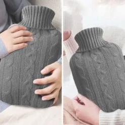 TERMOFOR DUŻY 2L SWETER GUMOWY POKROWIEC OGRZEWACZ DO RĄK NA WODĘ PREZENT