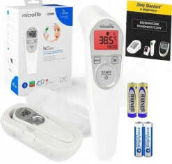 TERMOMETR BEZDOTYKOWY ELEKTRONICZNY MEDYCZNY MICROLIFE NC 200 DOKŁADNY