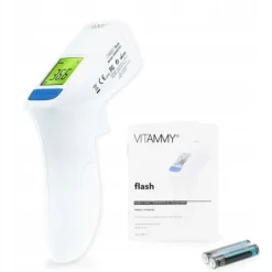 TERMOMETR BEZDOTYKOWY ELEKTRONICZNY NA PODCZERWIEŃ VITAMMY FLASH CERTYFIKAT