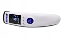 TERMOMETR bezdotykowy MEDYCZNY elektroniczny na podczerwień + ETUI TECH-MED