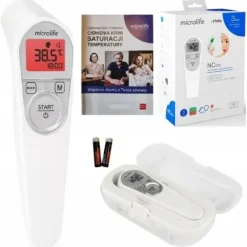 TERMOMETR BEZDOTYKOWY MICROLIFE NC 200 ELEKTRONICZNY + ETUI SZYBKI POMIAR