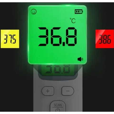 TERMOMETR BEZDOTYKOWY NA PODCZERWIEŃ ELEKTRONICZNY DOKŁADNY 1s